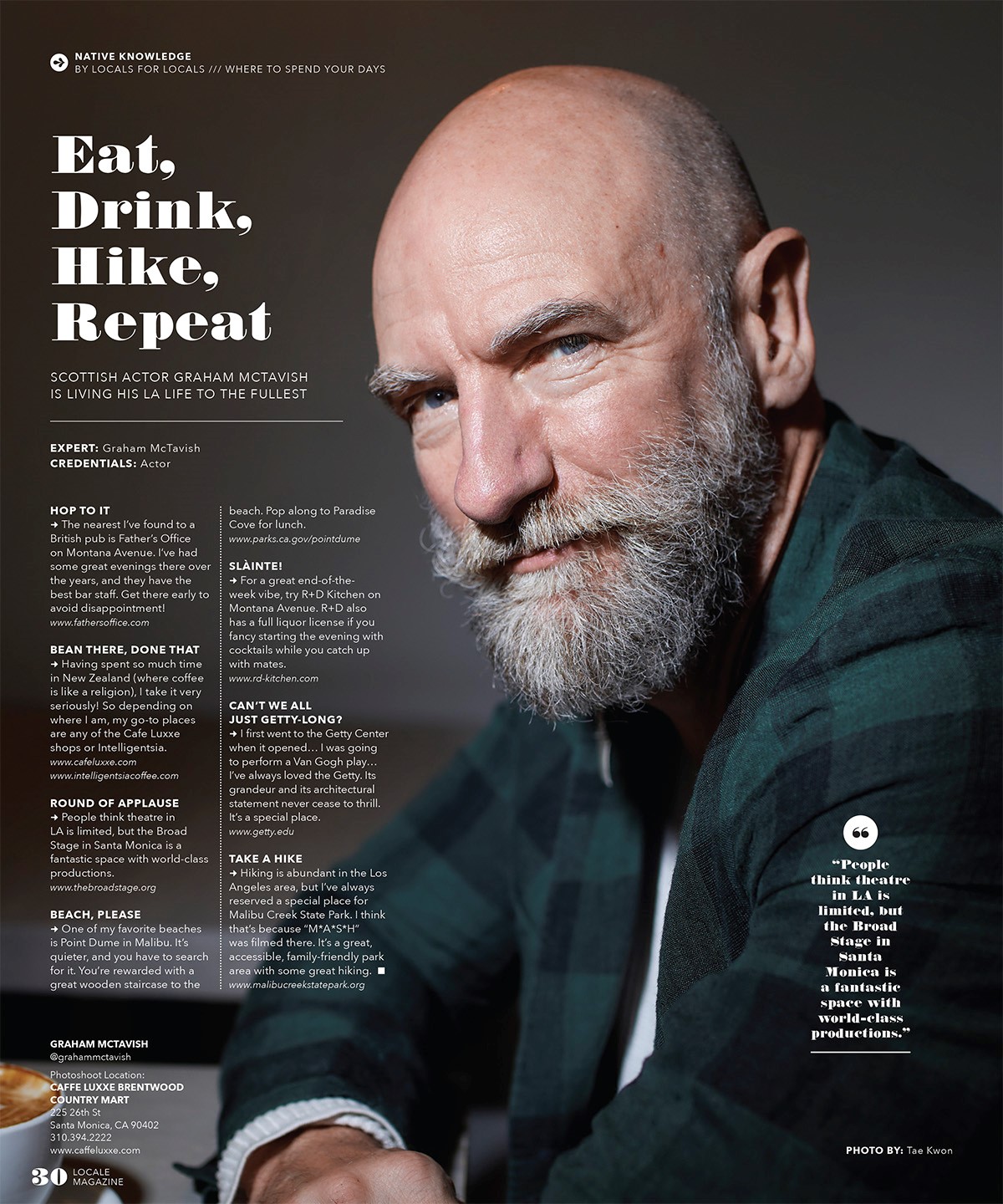 Graham McTavish Press CBMCBM